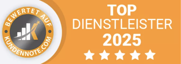 Kundennote Top Dienstleister 2025